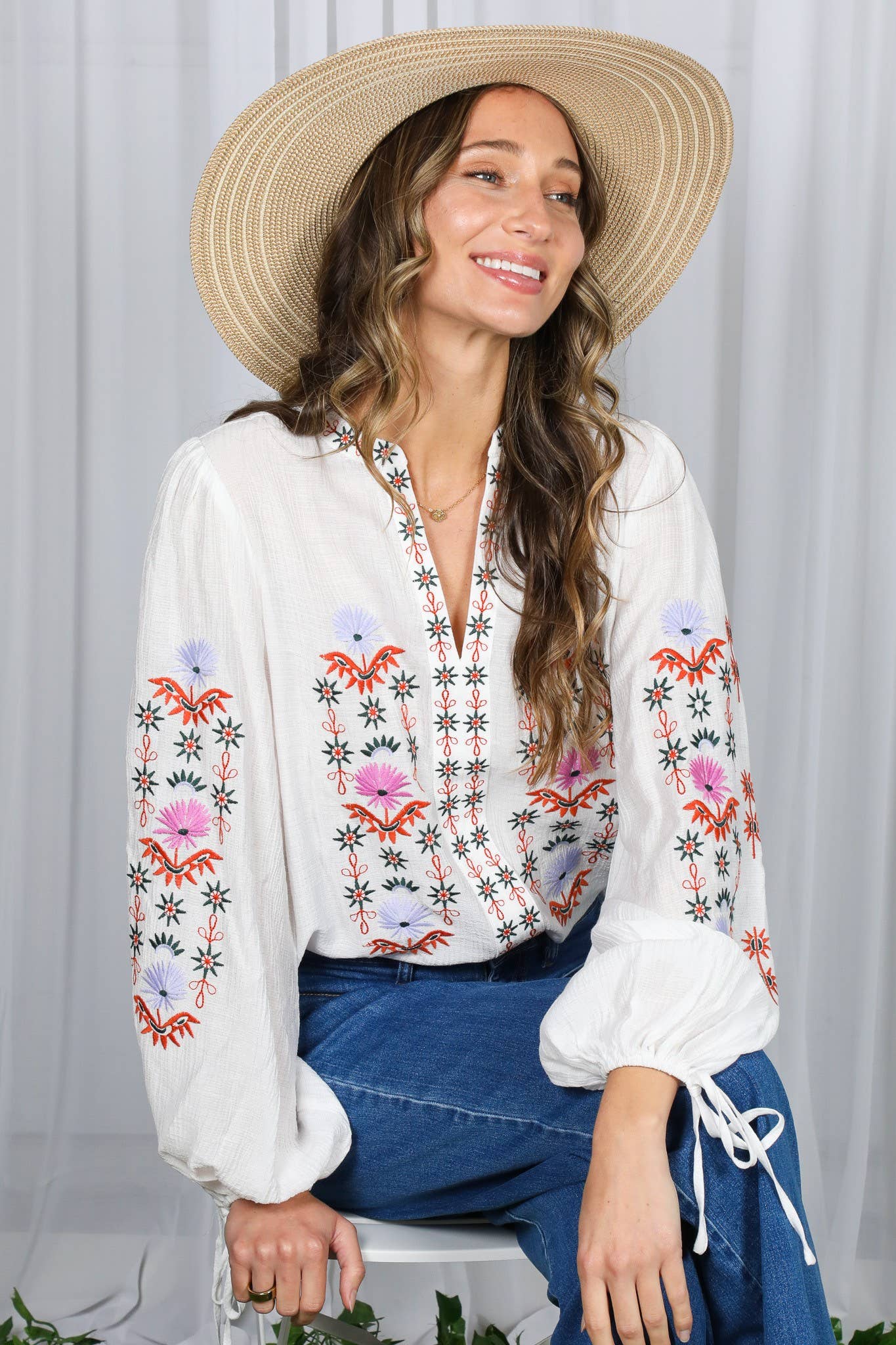Vintage Embroidered Top