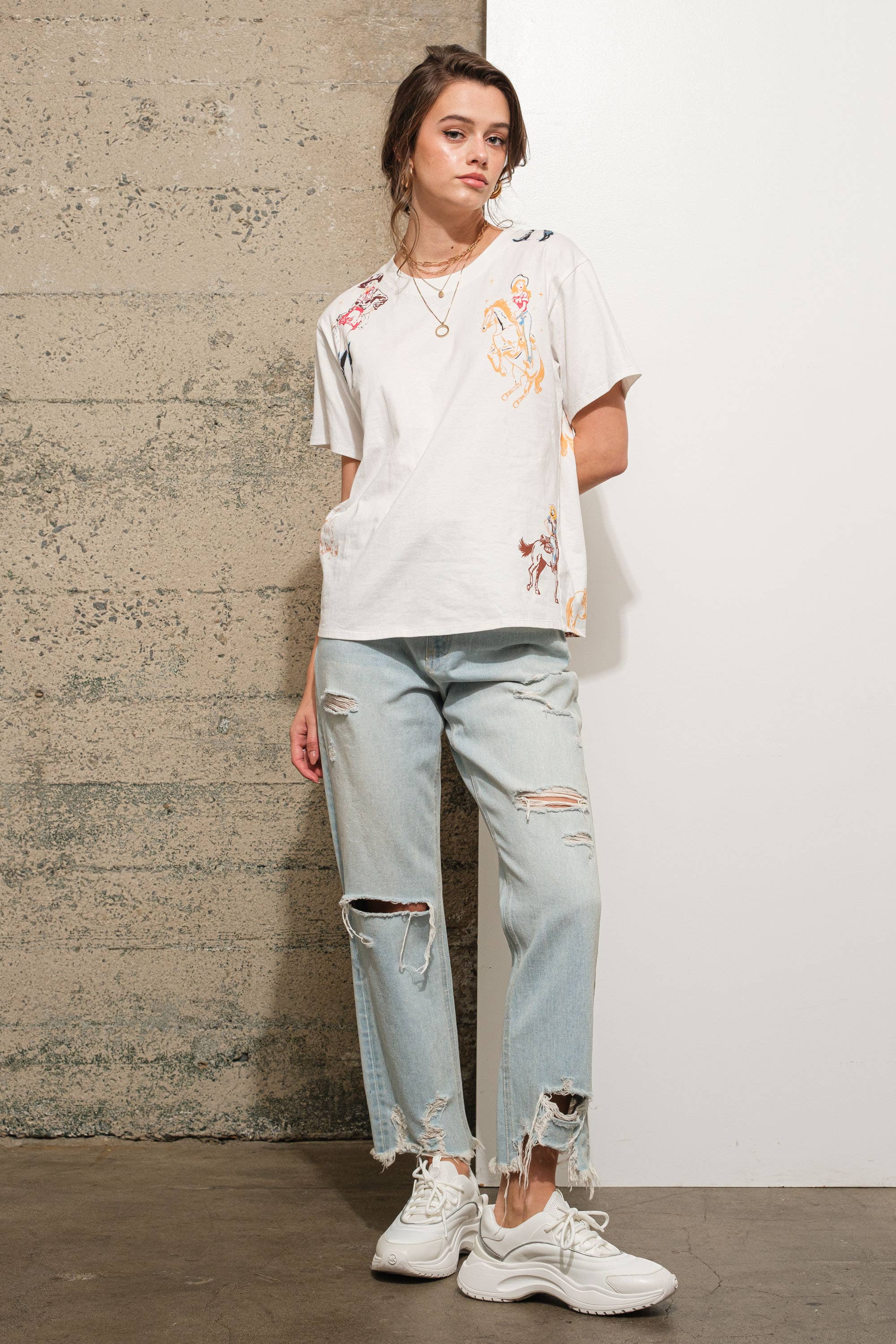 Western Motif Graphic Tee
