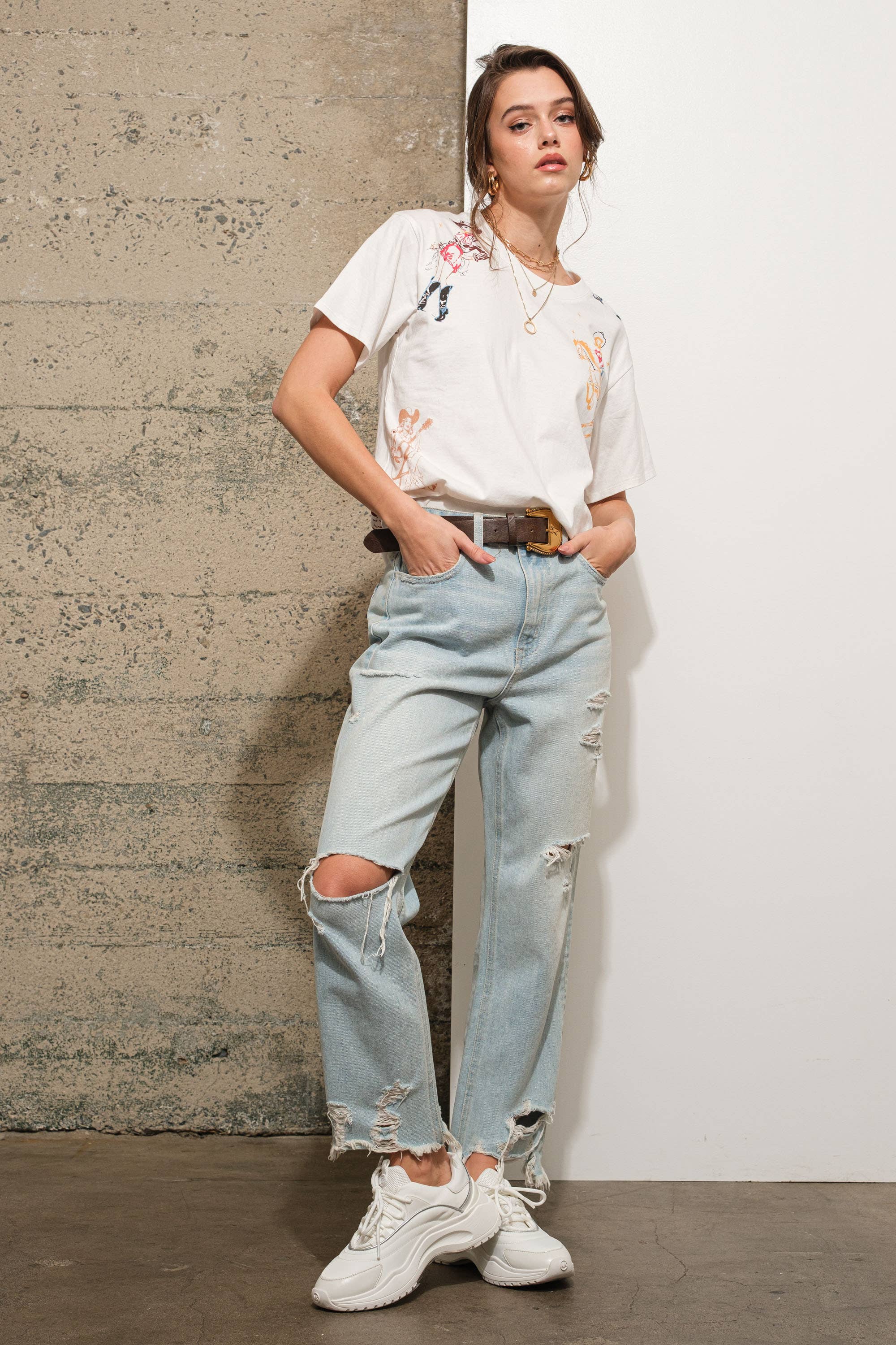 Western Motif Graphic Tee