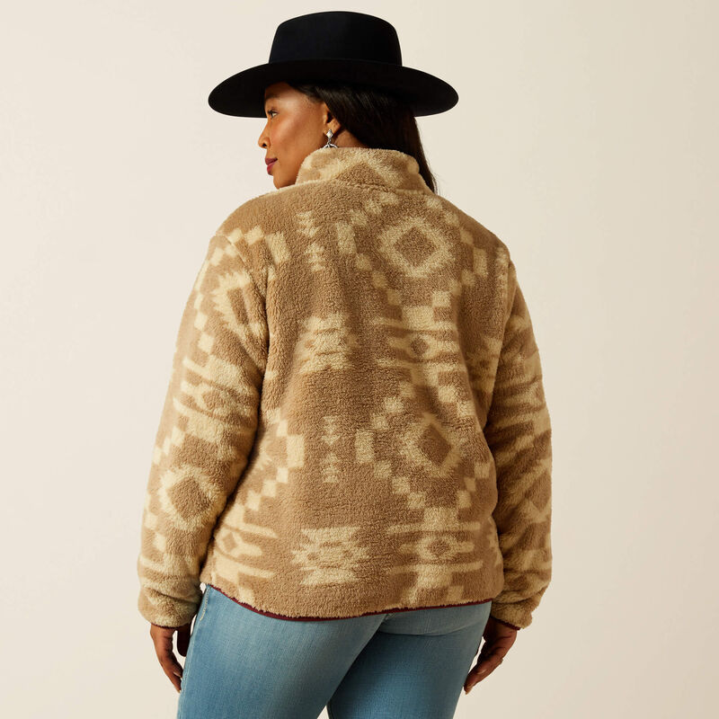 Berber Snap Front Sweatshirt
