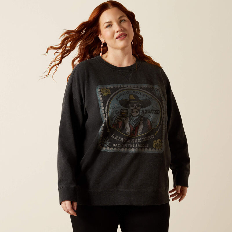 Sendero When Life Gives You Agaves Oversize Sweatshirt
