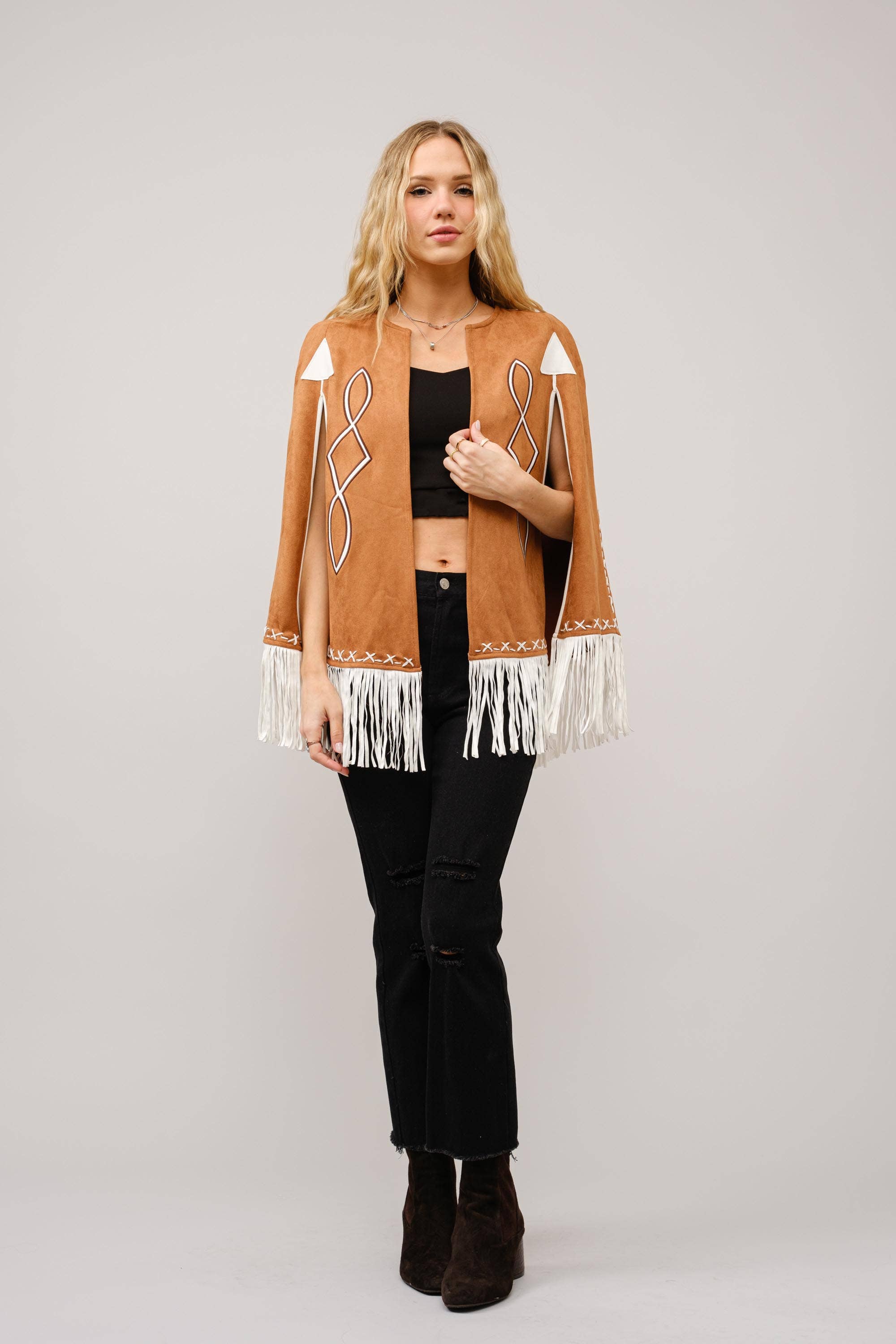 Fringe Detail Cape