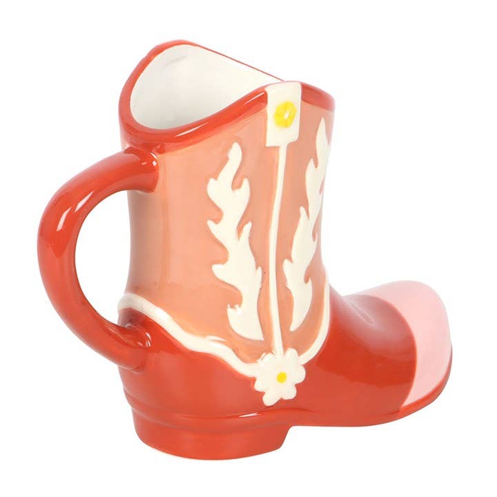 Pink Cowboy Boot Mug
