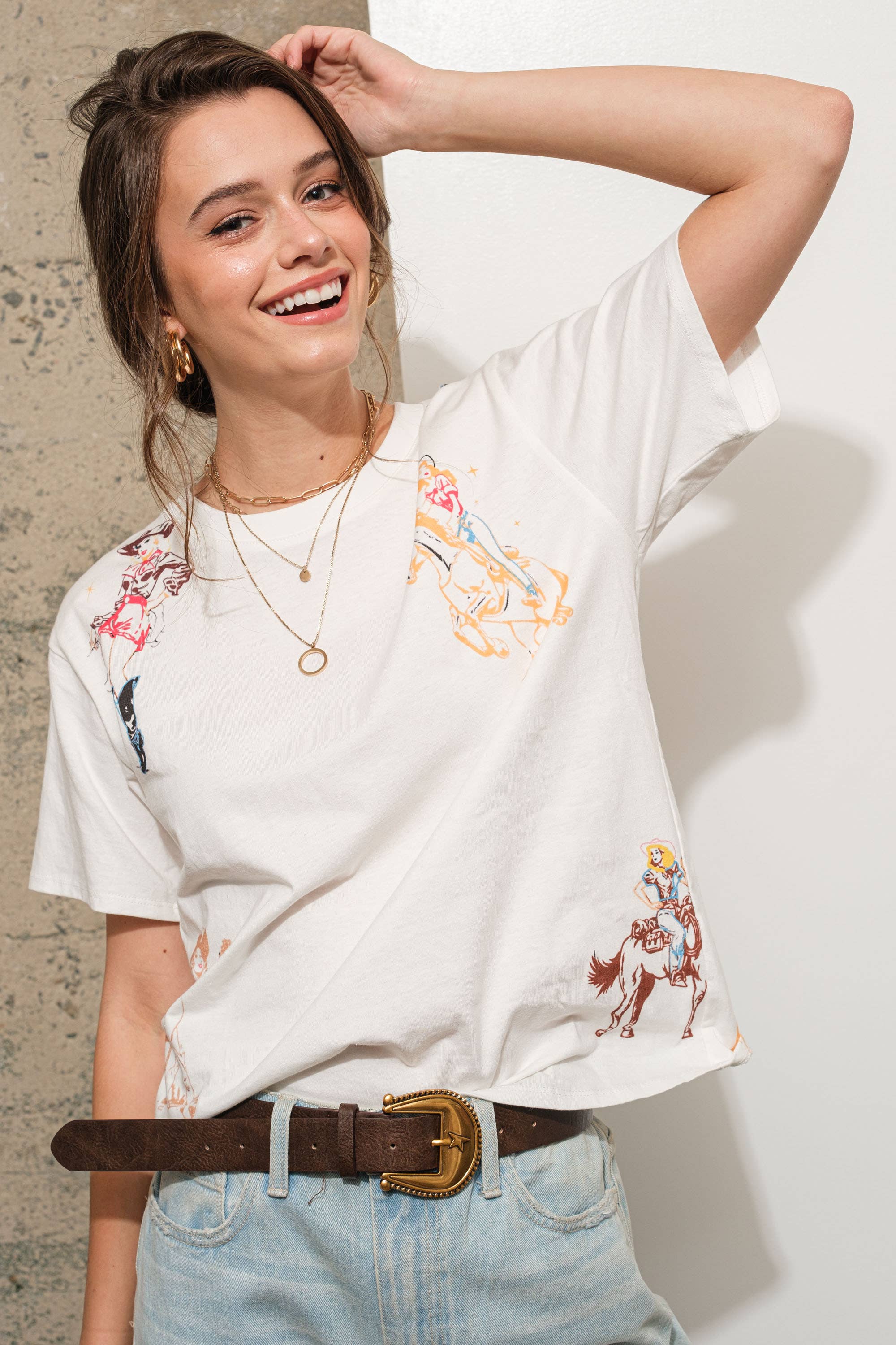 Western Motif Graphic Tee