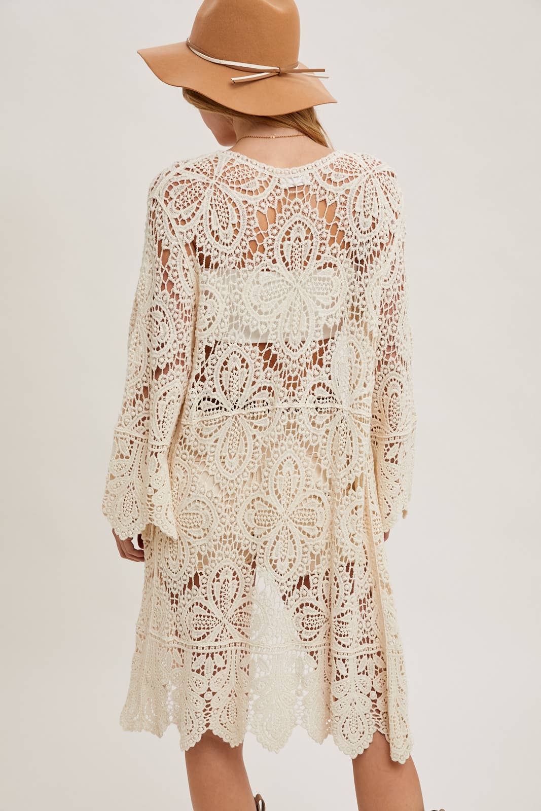 Crochet Open Front Duster