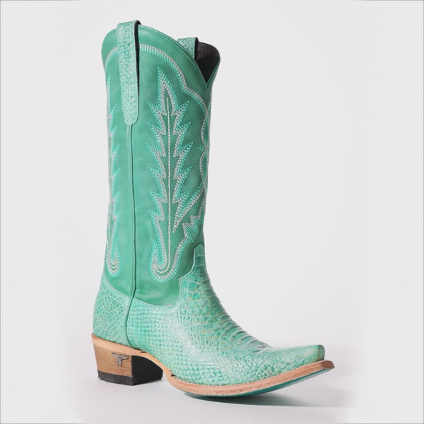 Turquoise on sale western boots