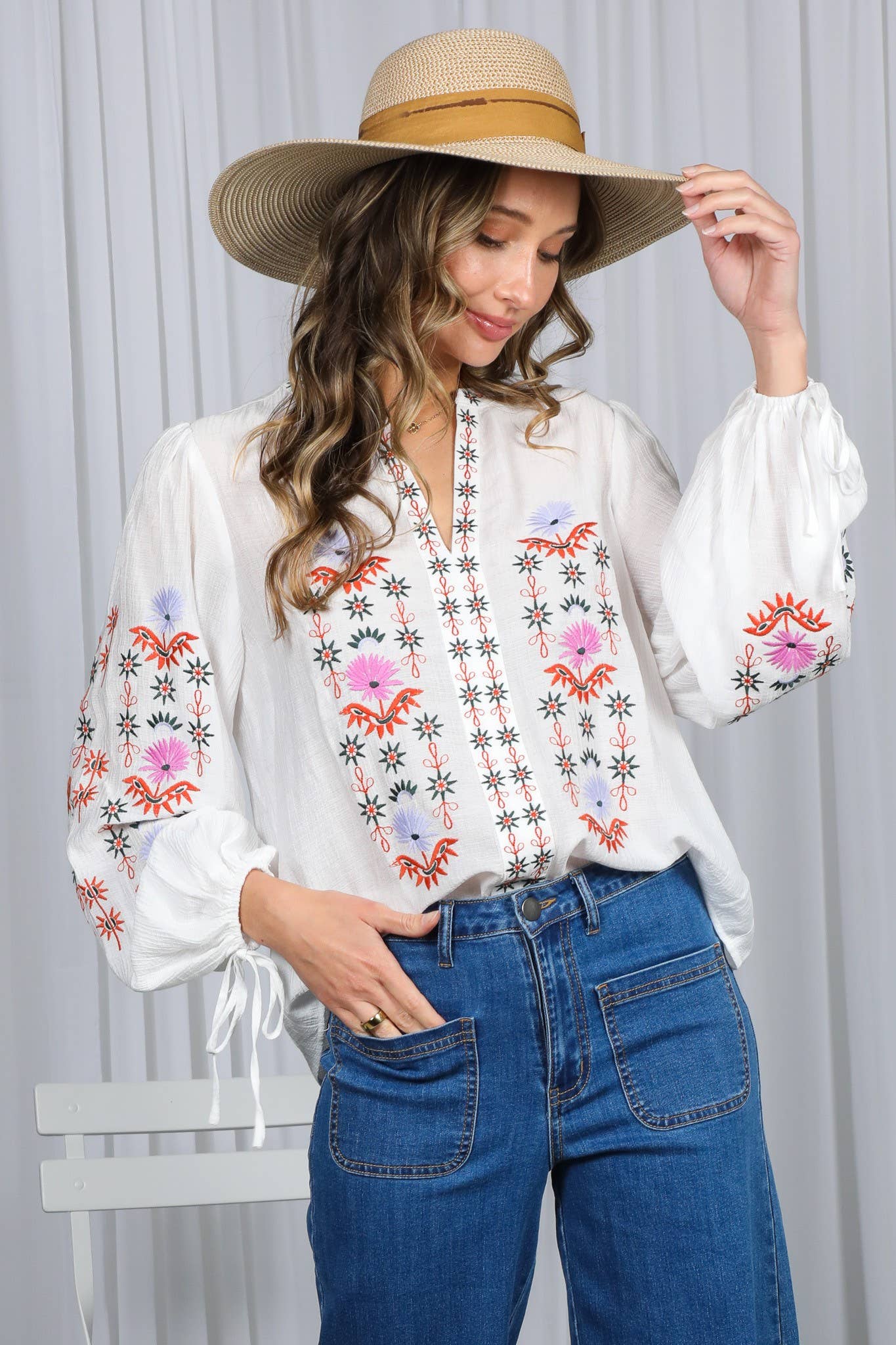 Vintage Embroidered Top