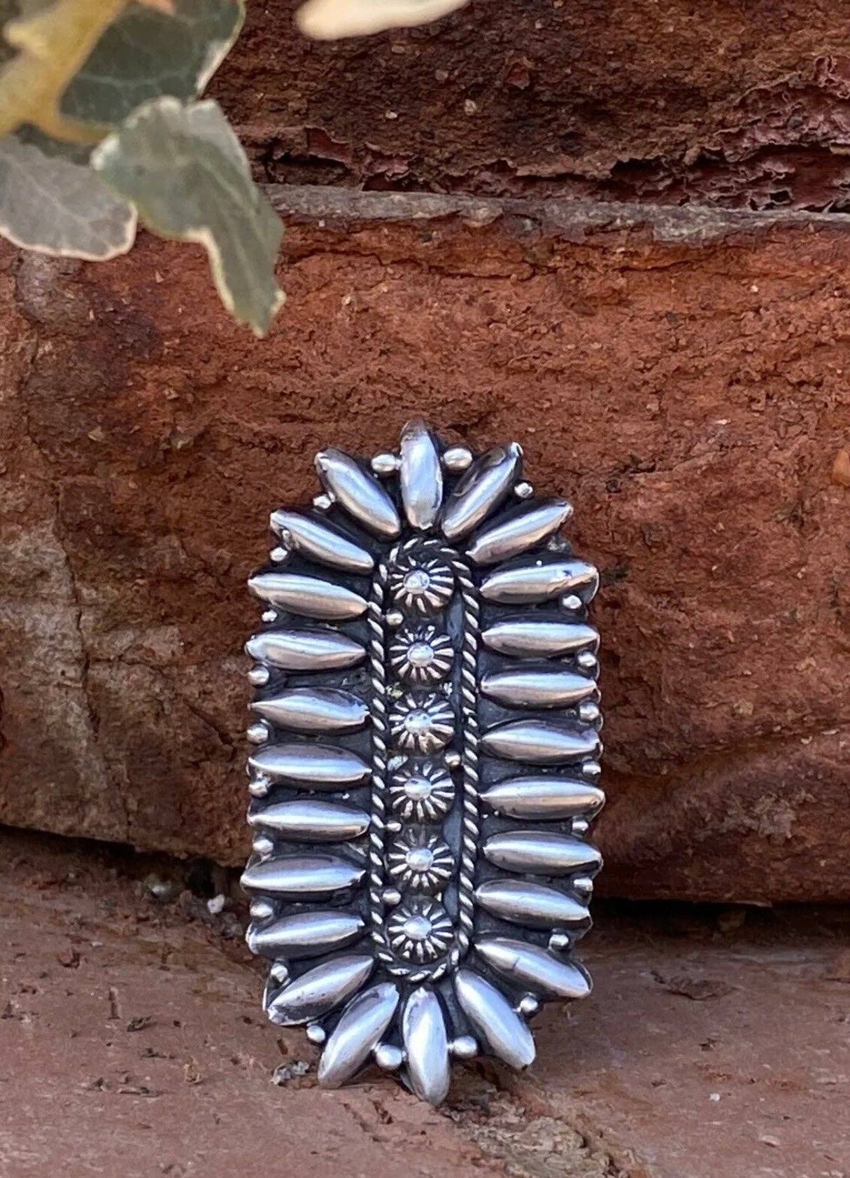 Navajo Sterling Silver Hand Stamped Ring
