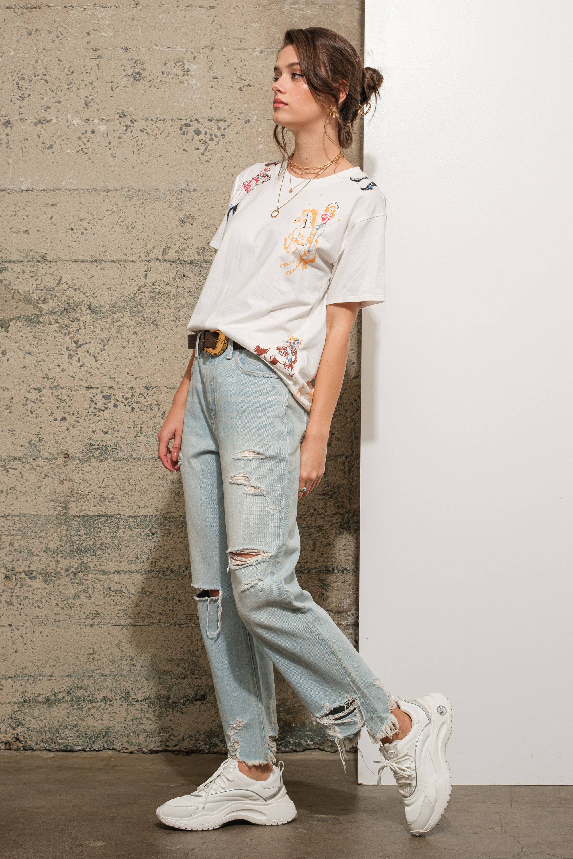 Western Motif Graphic Tee