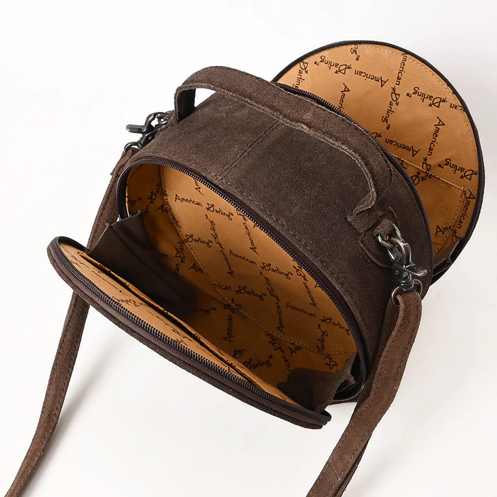 Boot Stitch Canteen Bag - Dark Brown