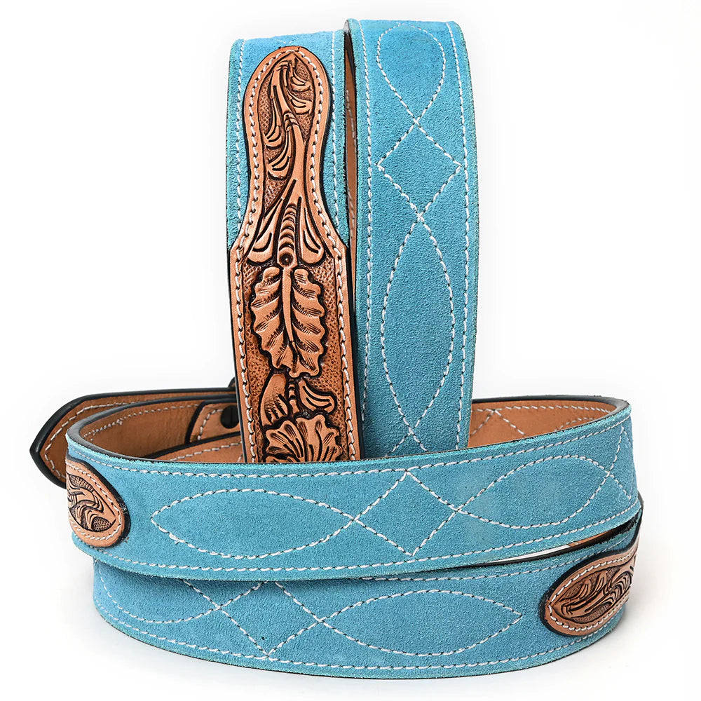 Turquoise Leather Belt