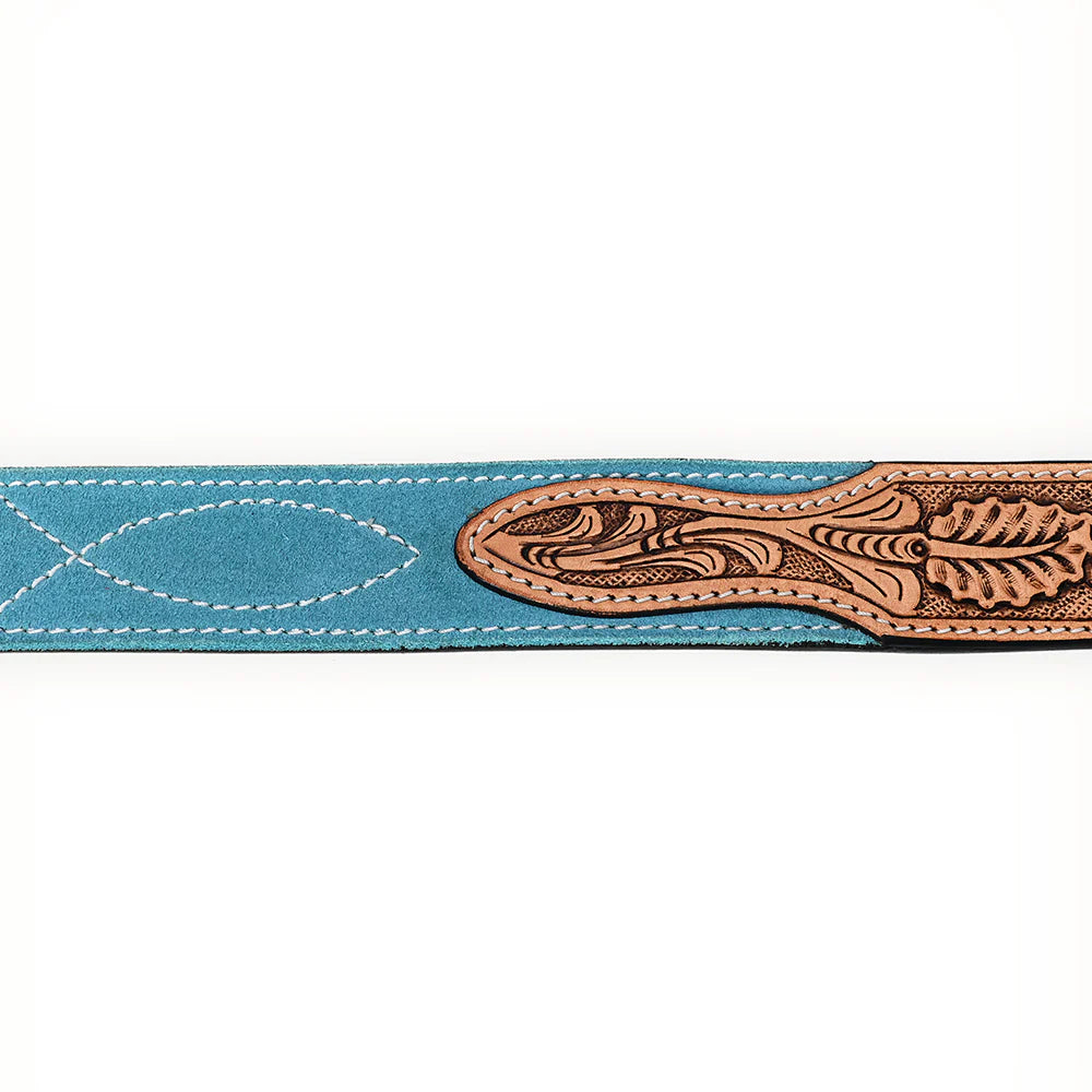 Turquoise Leather Belt