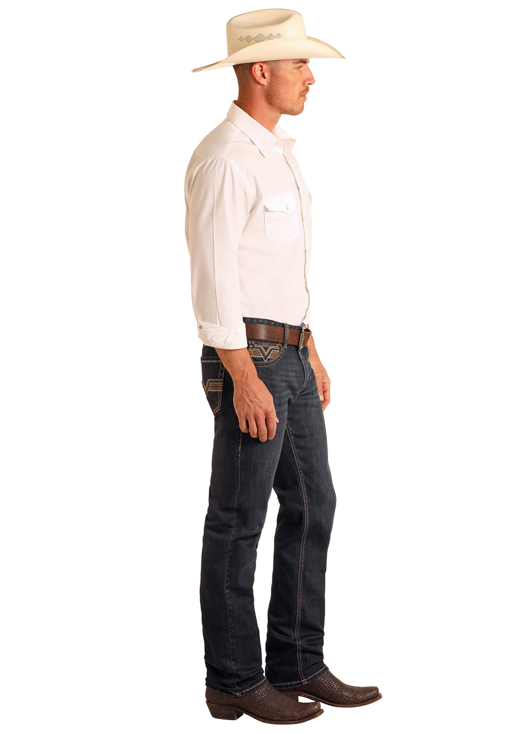 Slim Fit Revolver Boot Cut Jeans
