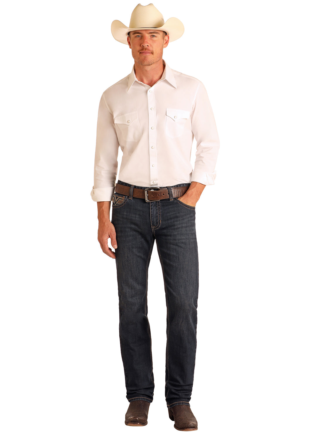 Slim Fit Revolver Boot Cut Jeans