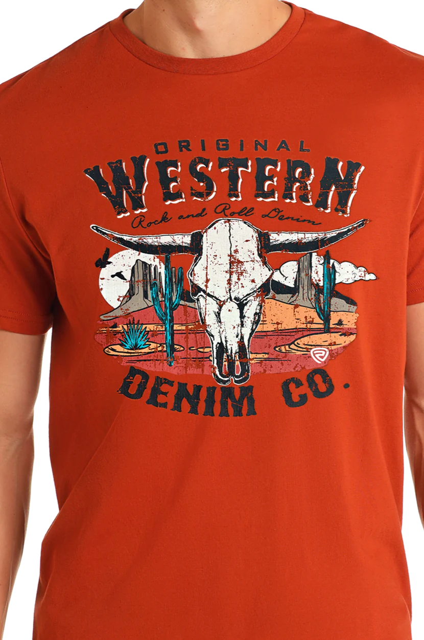 Western Denim Graphic Tee