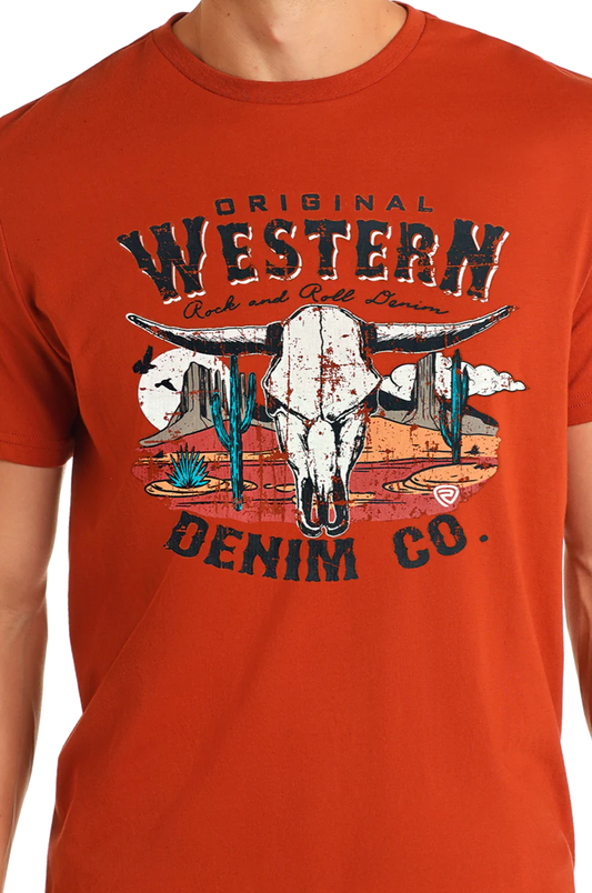 Western Denim Graphic Tee
