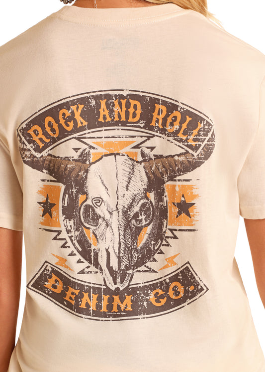 Longhorn Skull Graphic Tee