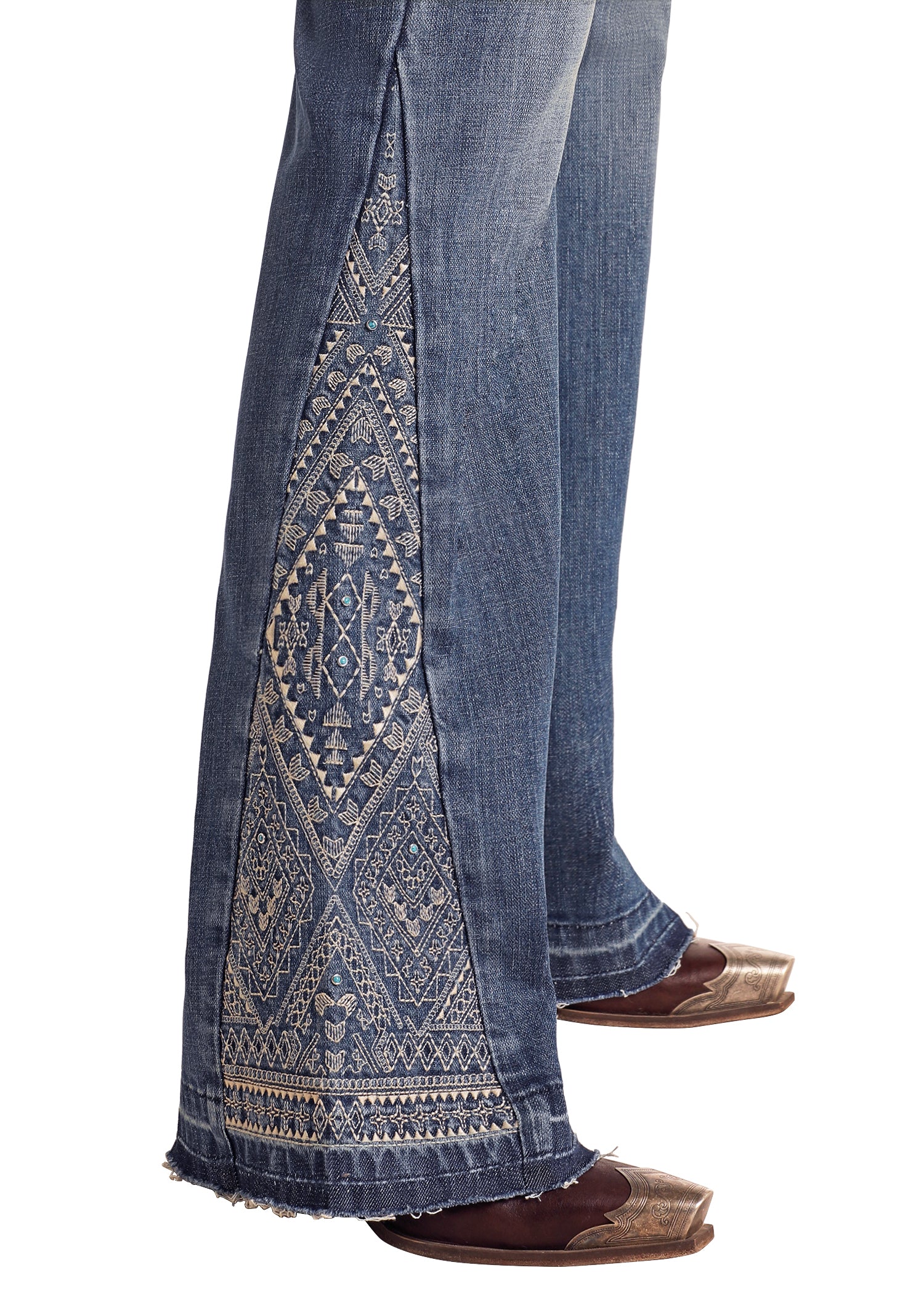 Embroidered Jeans