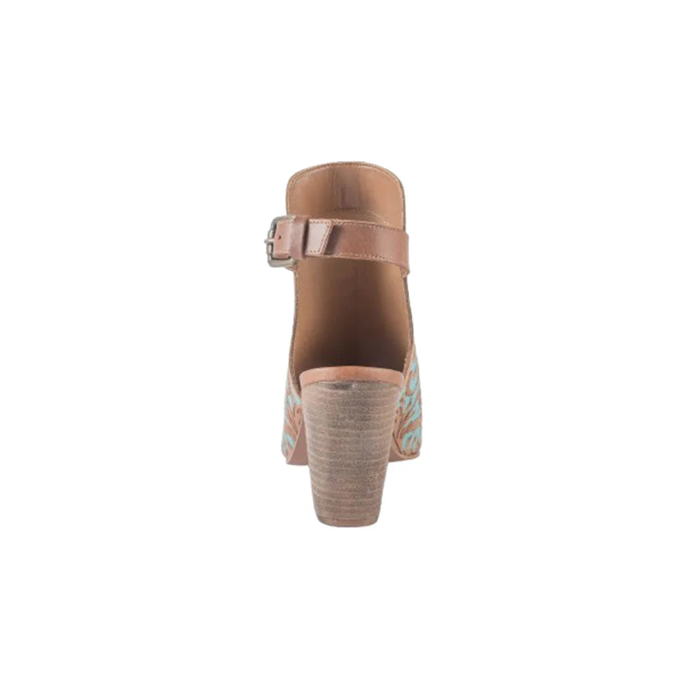 Turquoise Western Sandal