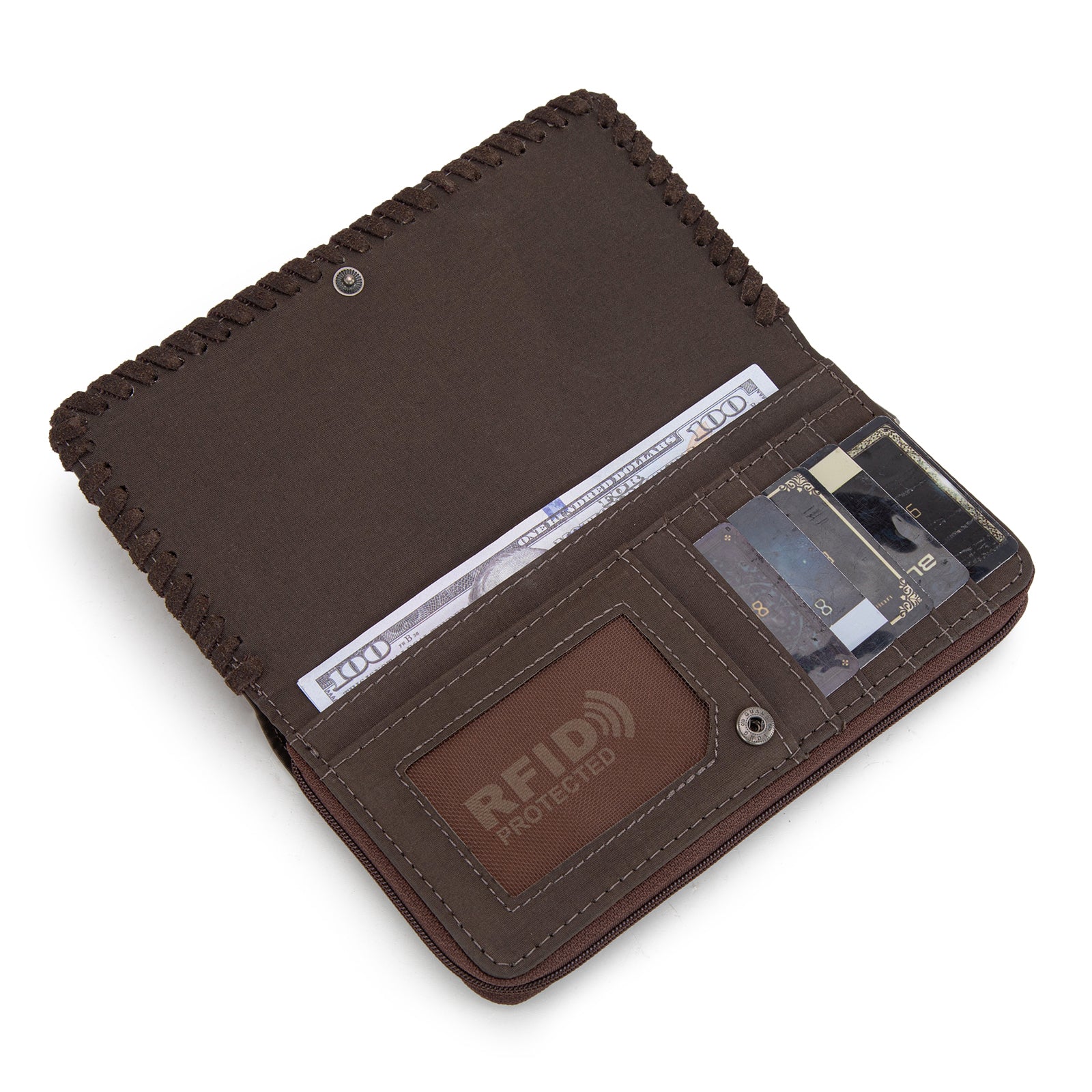 Wrangler Vintage Cowboy Print Wallet