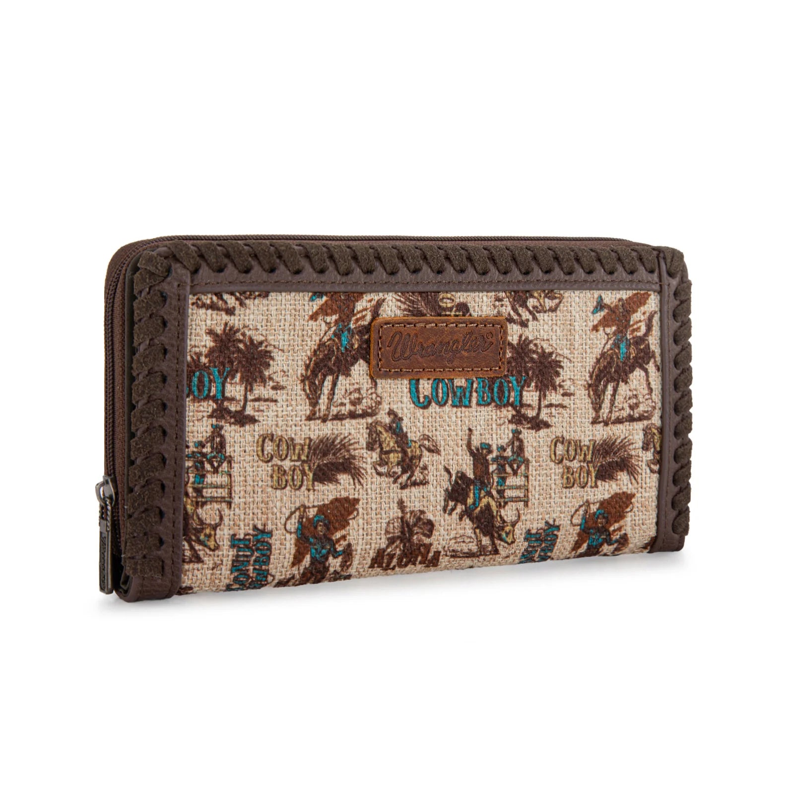 Wrangler Vintage Cowboy Print Wallet