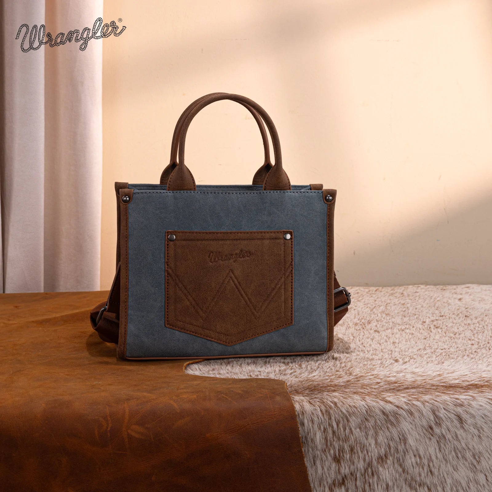 Wrangler Buckle Tote - Jean