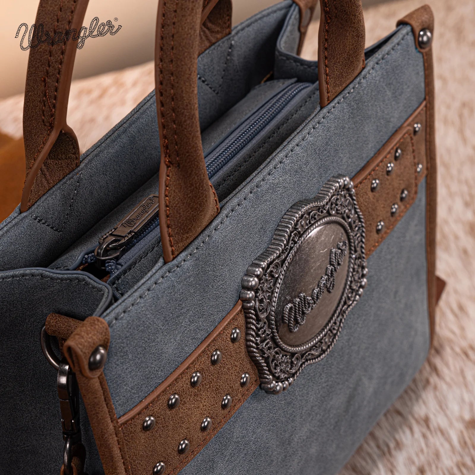 Wrangler Buckle Tote - Jean