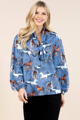 Running Horse Blouse