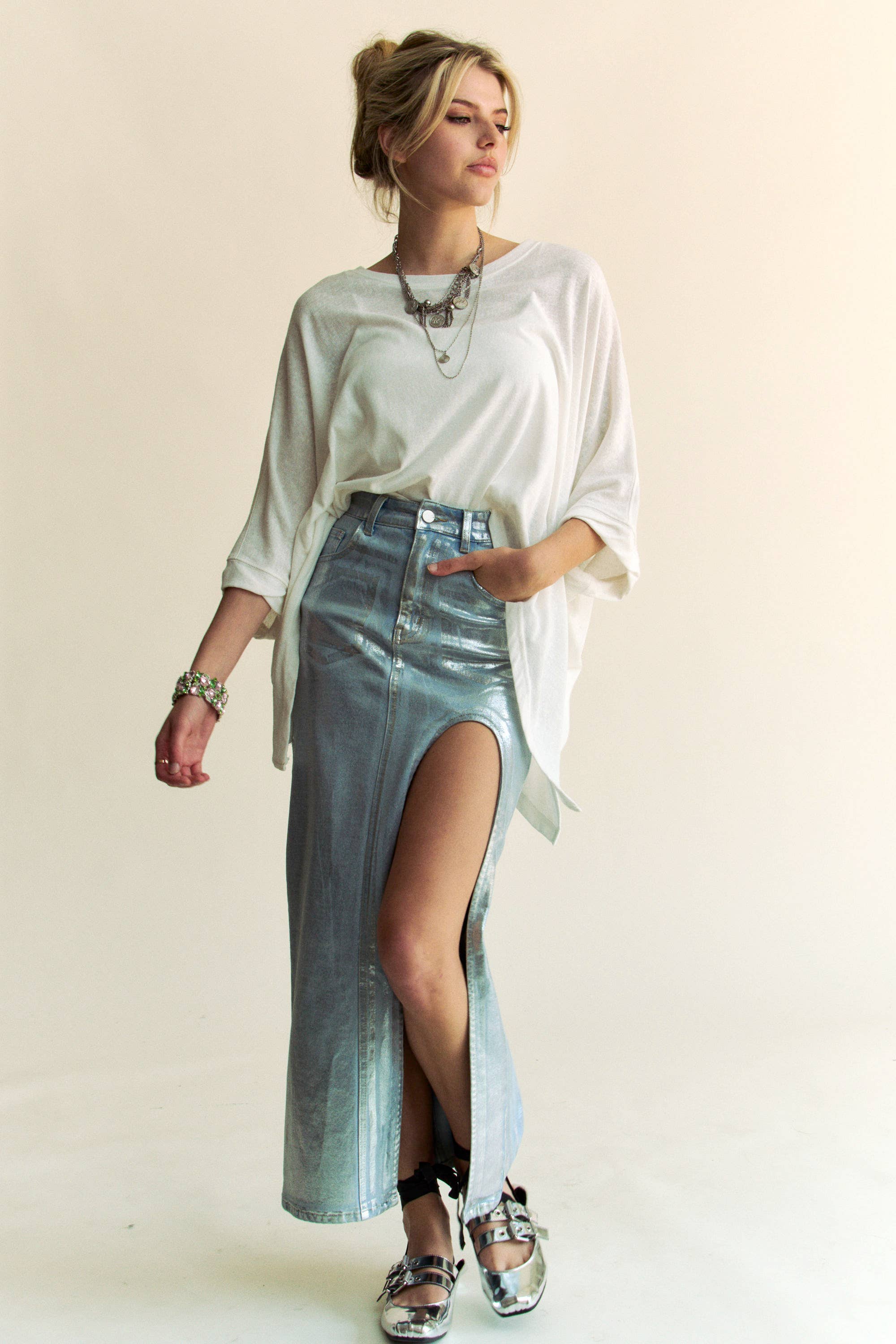 Moonlight Mirage Maxi Skirt