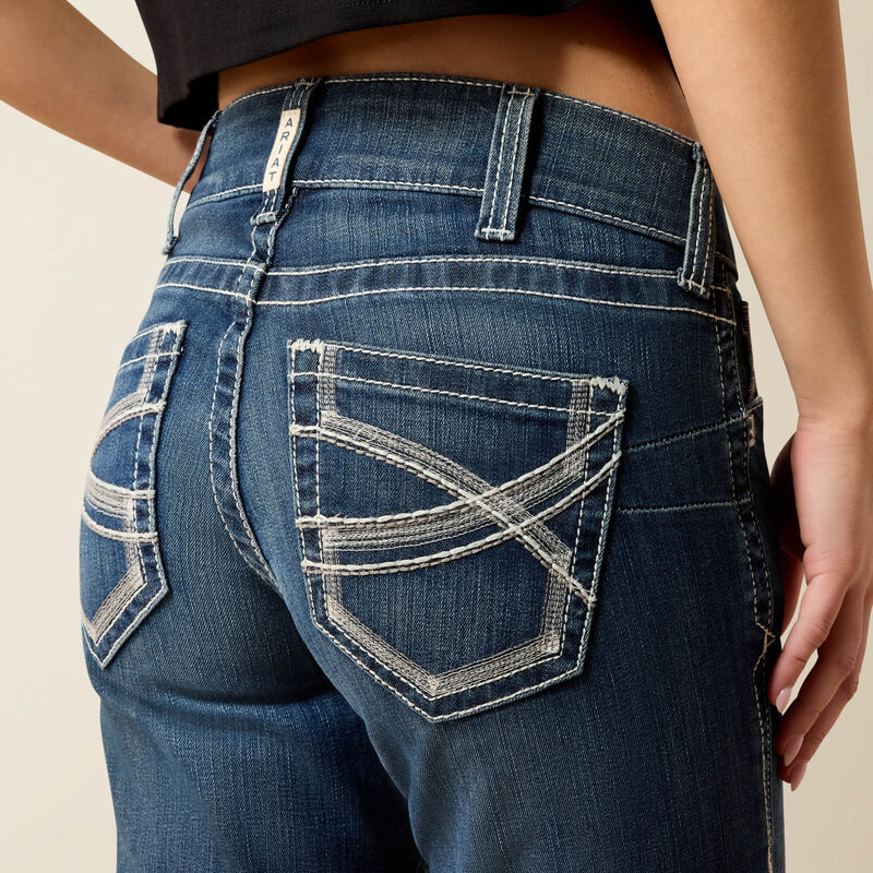 R.E.A.L. Mid Rise Stretch Ivy Stackable Straight Leg Jean