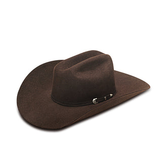 Ariat Western 3X Wool Hat with Buckle Brown