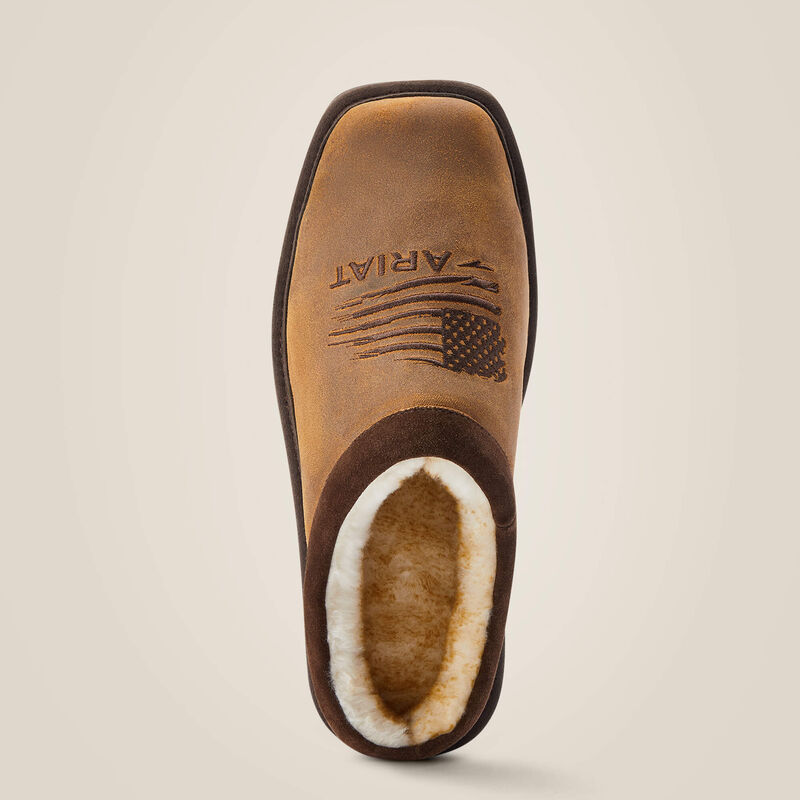 Patriot Square Toe Slippers