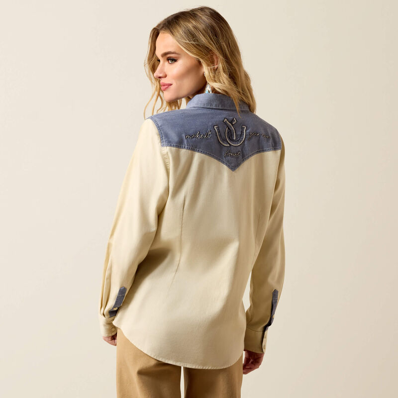 Horseshoe Western Snap Shirt