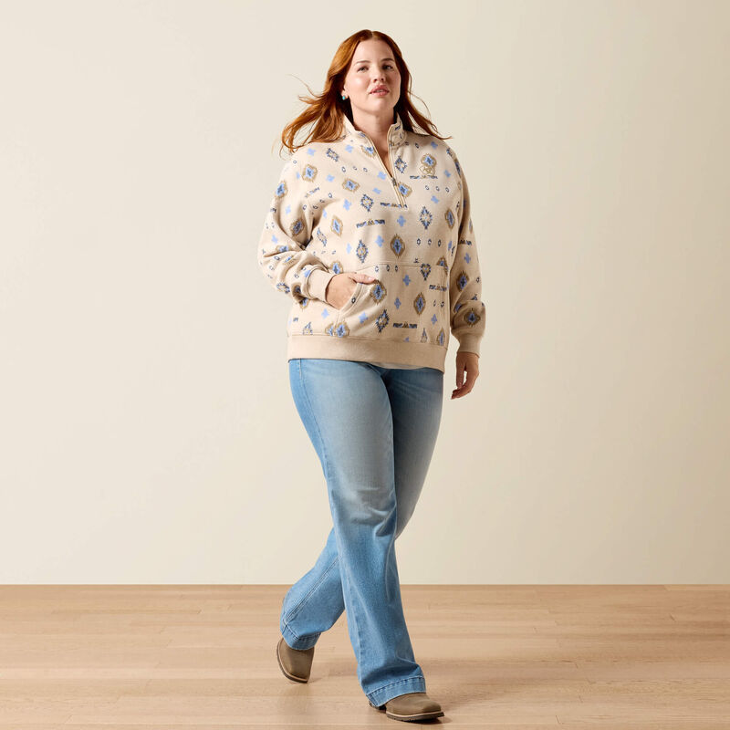 Sapphire 1/2 Zip Sweatshirt