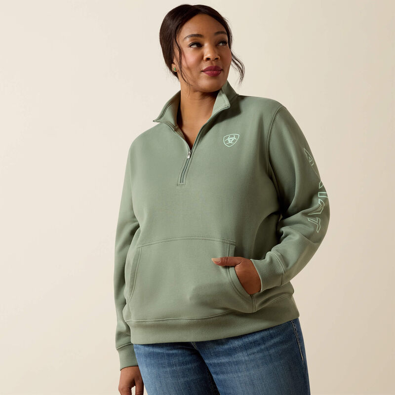 Logo 1/2 Zip Sweatshirt