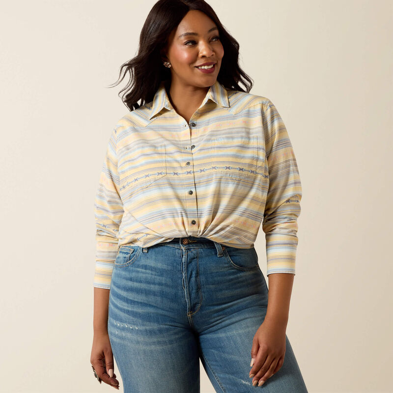 Billie Jean Shirt - Sunrise Serape