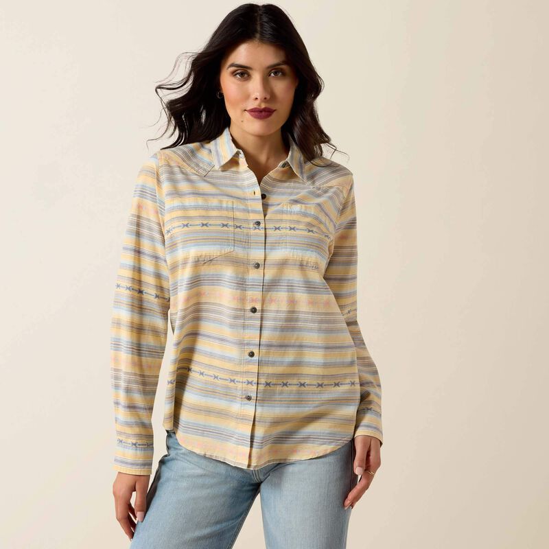 Billie Jean Shirt - Sunrise Serape