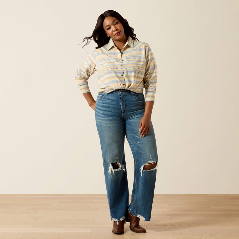 Billie Jean Shirt - Sunrise Serape