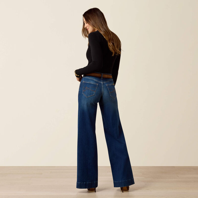 High Rise Vilma Ultra Stretch Wide Leg Jeans