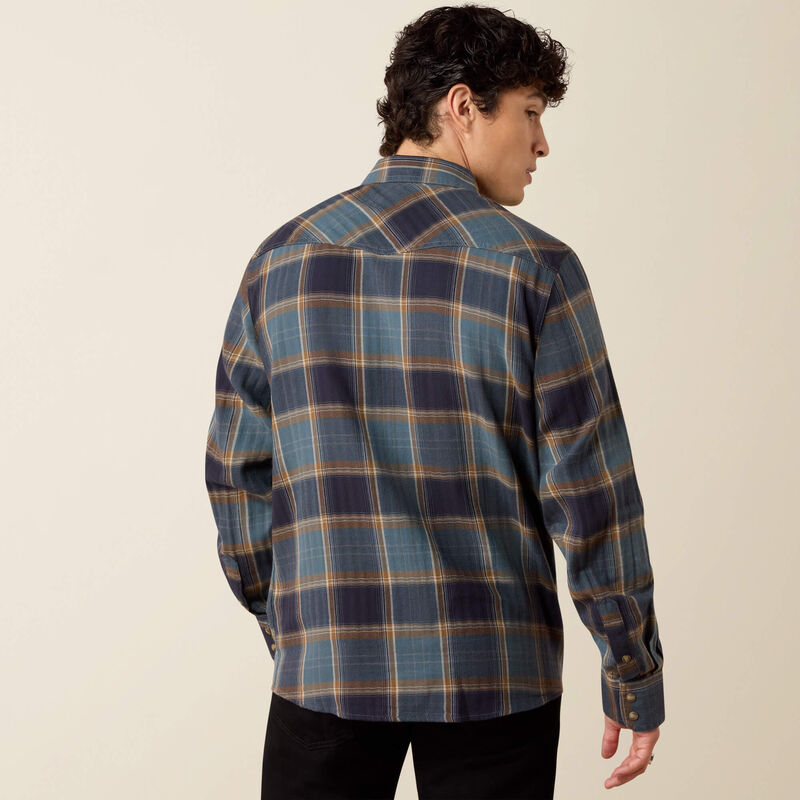 Retro Harbert Fitted Snap Shirt