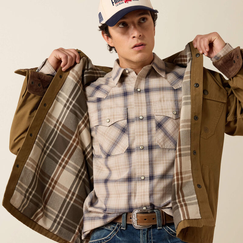 Retro Canvas Shirt Jacket