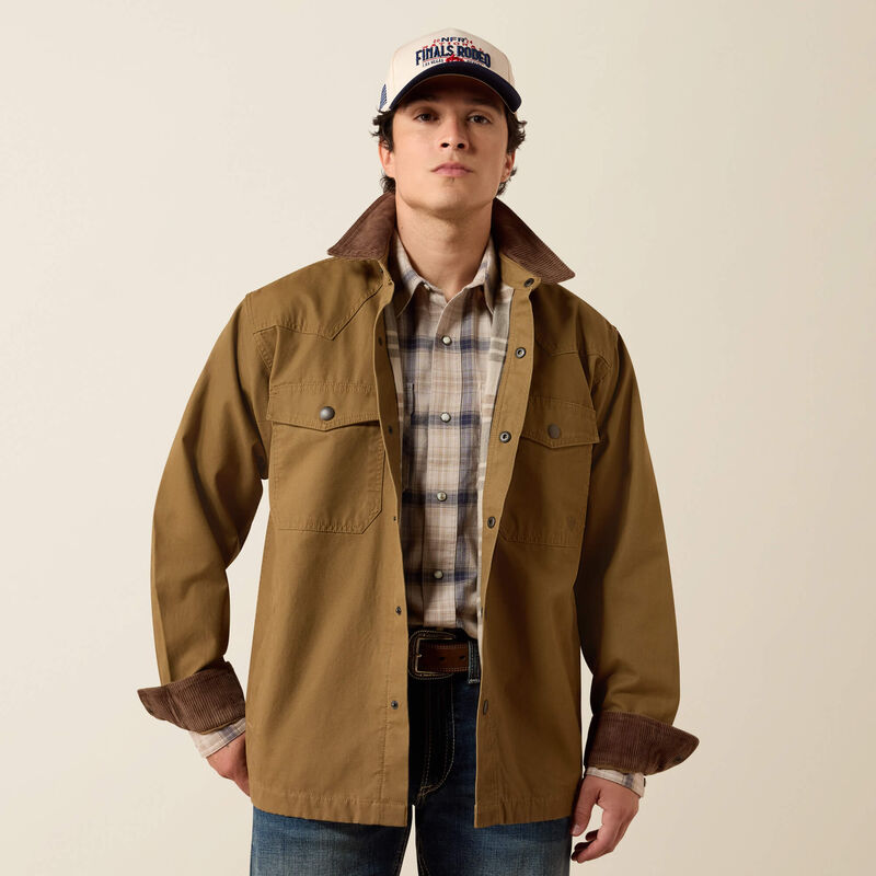 Retro Canvas Shirt Jacket
