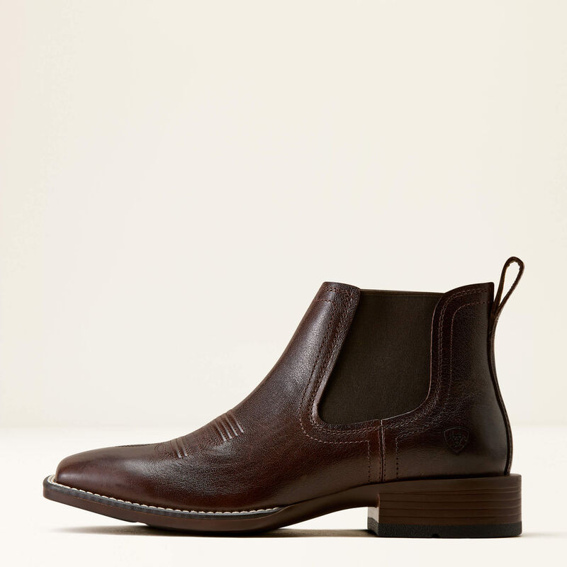Booker Chelsea Wide Square Toe Western Boot