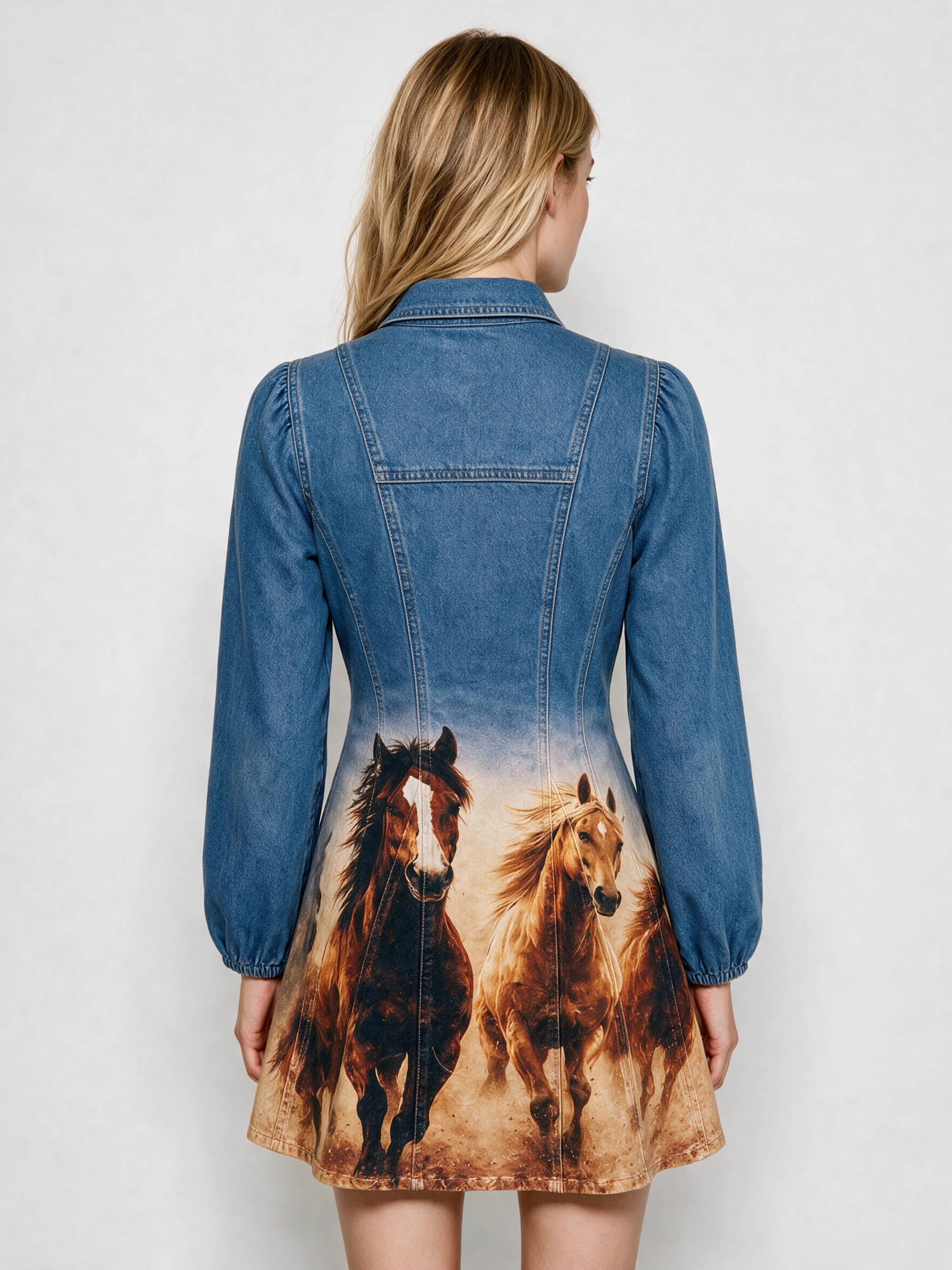 Wild Hearts Denim Dress