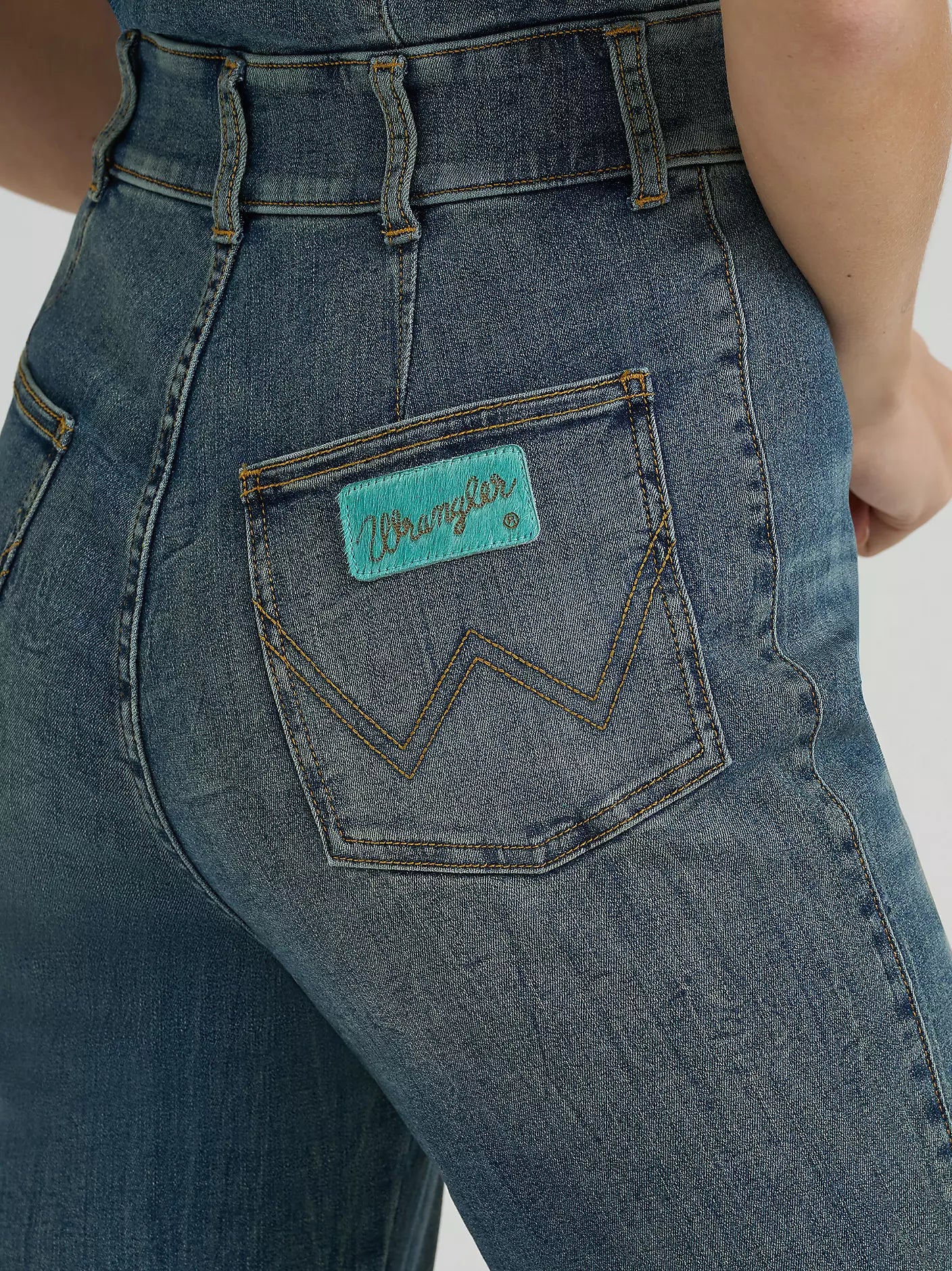 Lainey Wilson x Wrangler Denim Catsuit