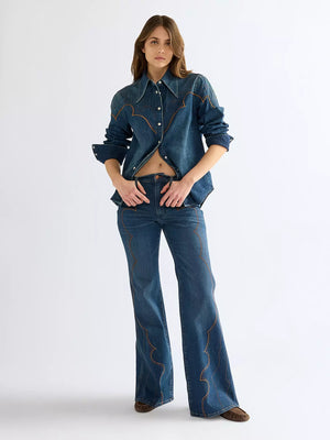 70s Western Flare Jean