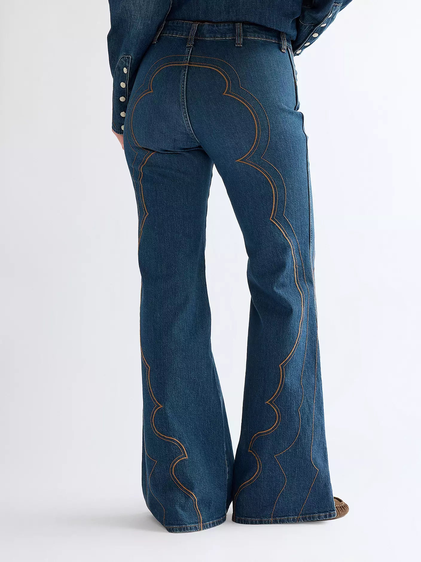 70s Western Flare Jean