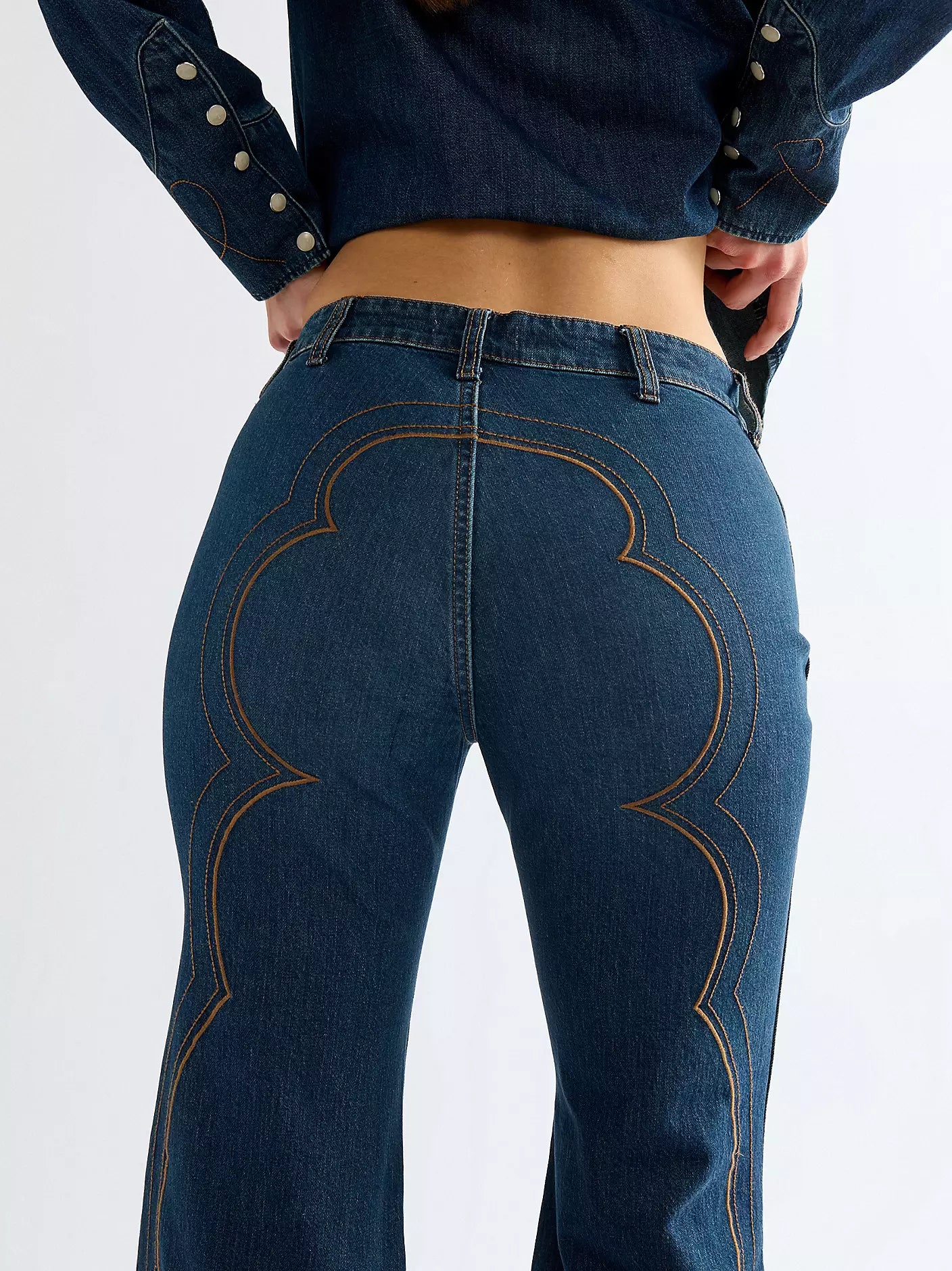 70s Western Flare Jean