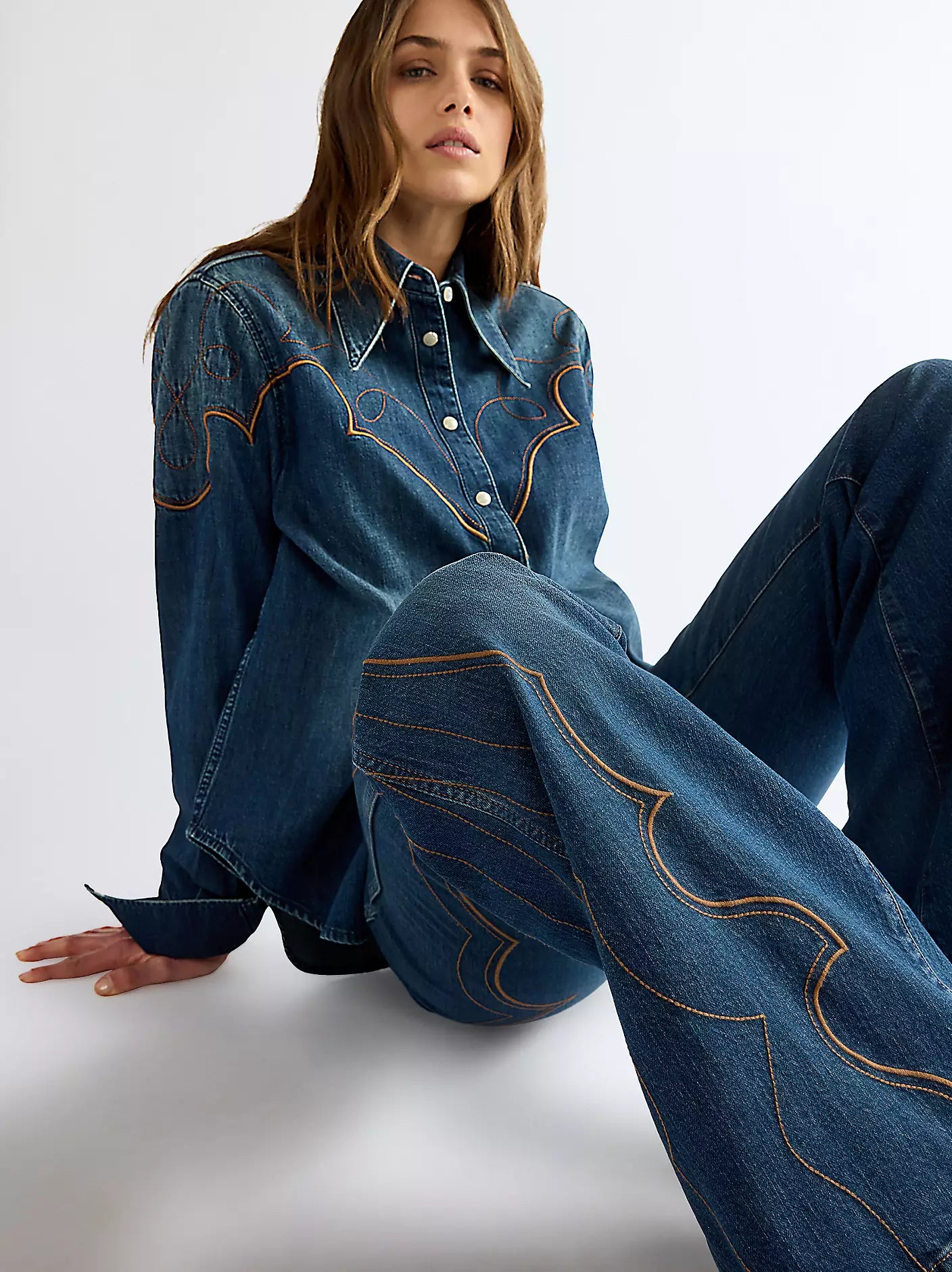 70s Western Flare Jean