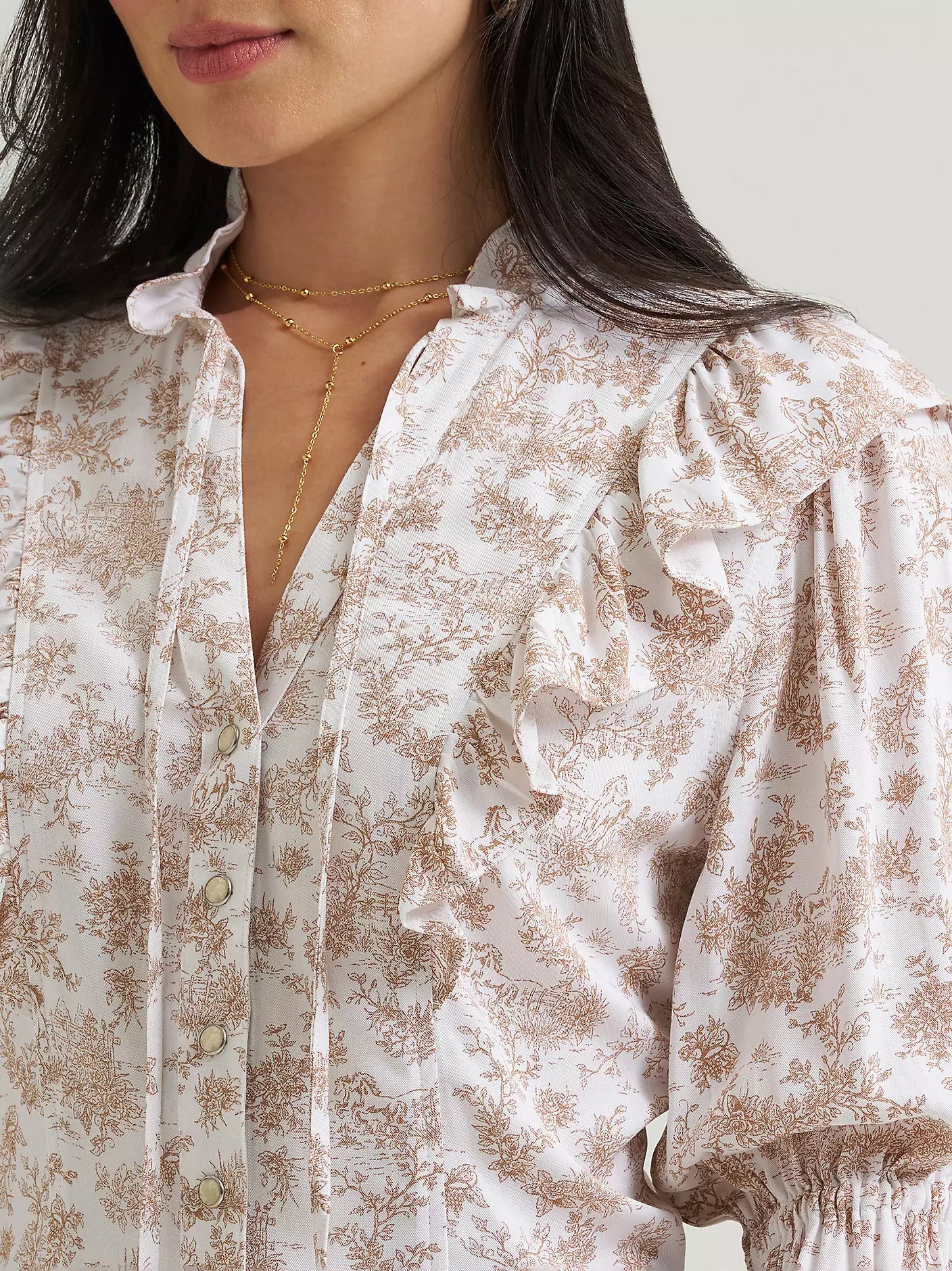Lainey Wilson x Wrangler Lainey Folk Blouse